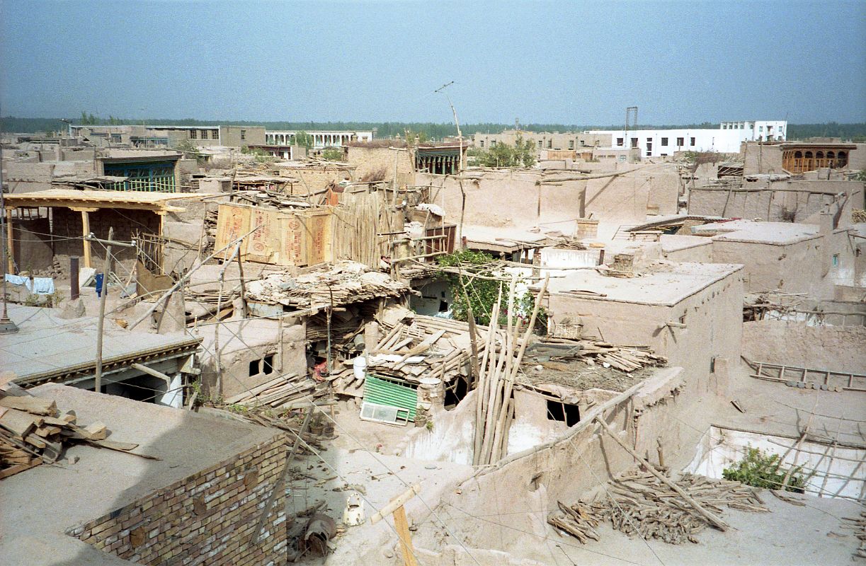 25 Kashgar From Top Of Bazaar Tower 1993
